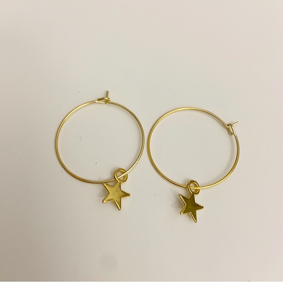 LAST ONE! star mini hoop earrings✨ - Picture 2 of 4